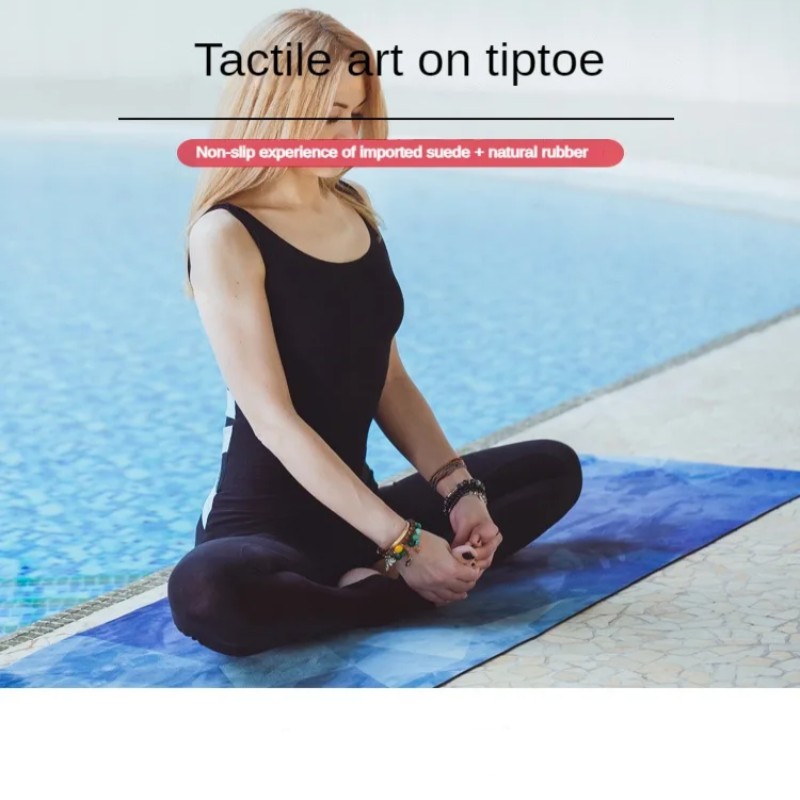 Zen Yoga Fitness - سجادة يوغا محمولة قابلة للطي من