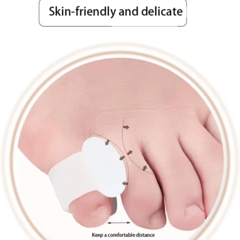 قطعتان من فاصل أصابع القدم الس - مراجعة Yoga Toe Separator وسعره