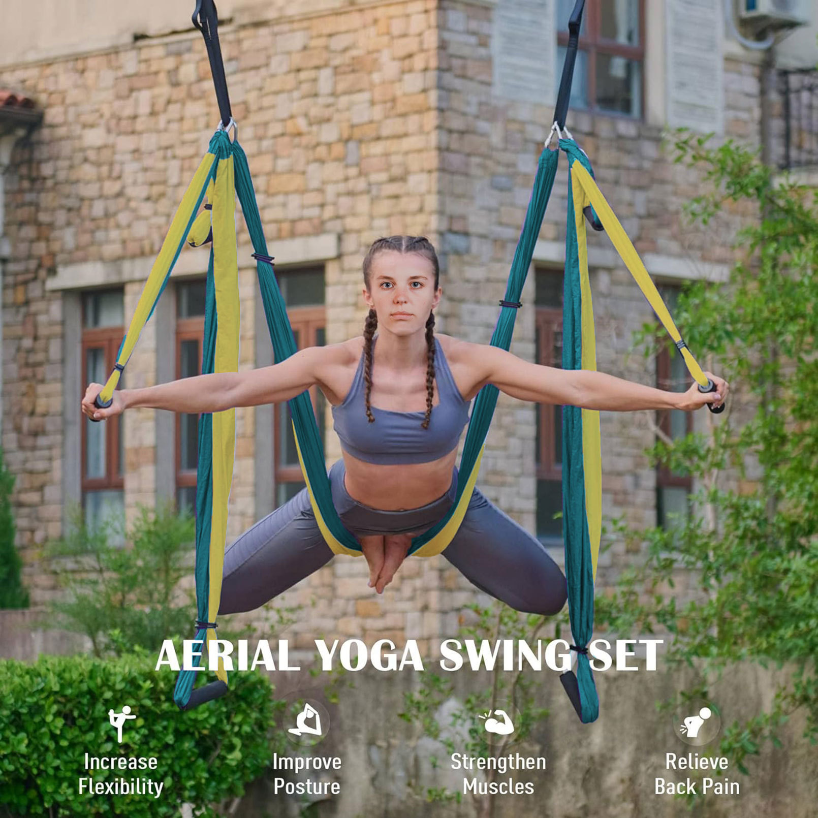 أرجوحة اليوغا الجوية من غاماكك - مراجعة Yoga Swing Aerial وسعره