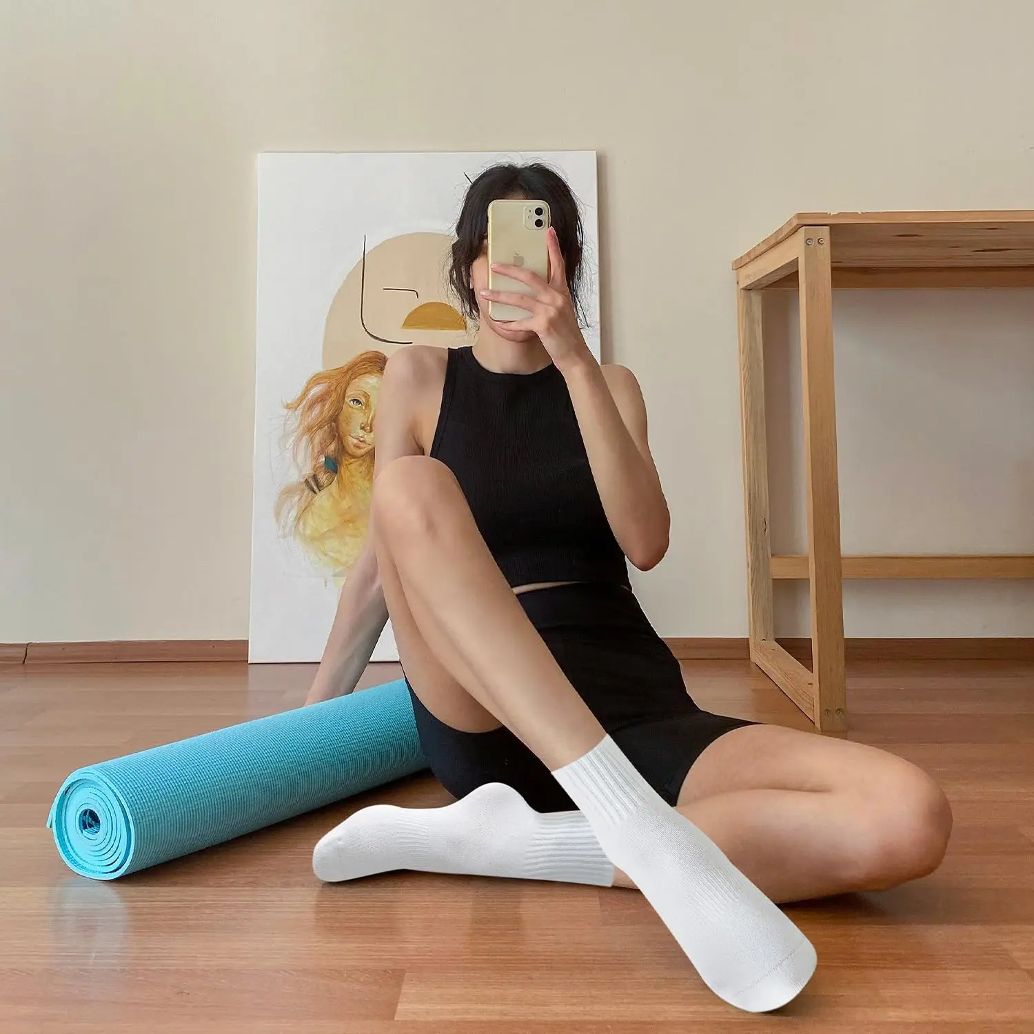 4 أزواج من جوارب اليوغا النسائ - مراجعة Yoga & Fitness With Faye The Well Being Studio Abbots Langley Reviews وسعره