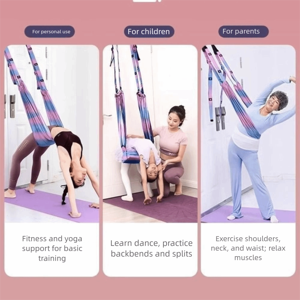 حزام يوغا هوائي نسائي قابل للت - مراجعة Yoga Swing Aerial وسعره