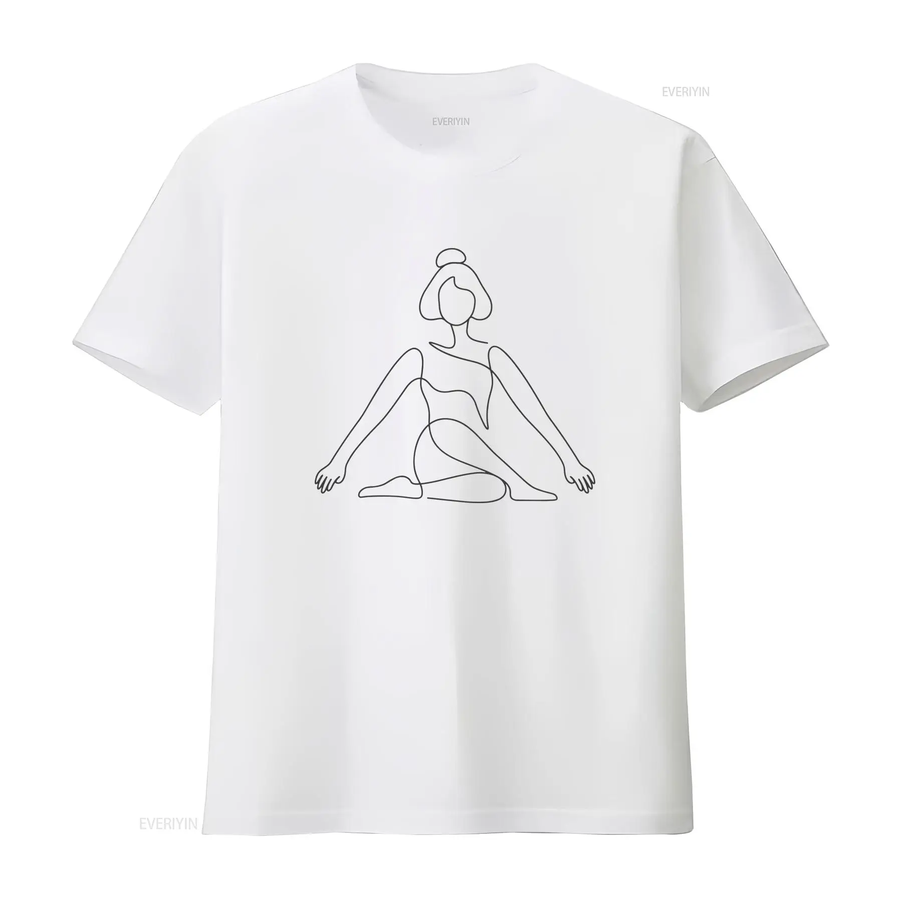 تي شيرت بتصميم خط واحد لوضعية  - مراجعة Zen Yoga Fitness وسعره