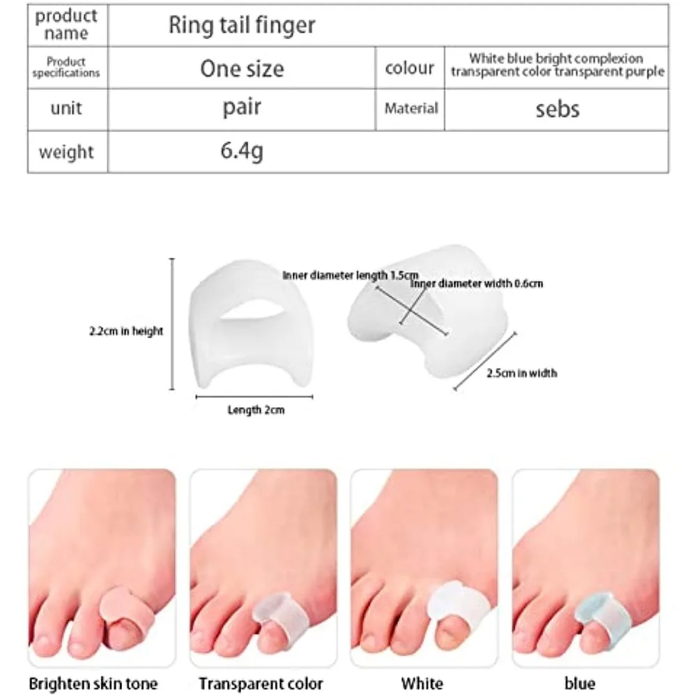 قطعتان من فاصل أصابع القدم الس - مراجعة Yoga Toe Separator وسعره