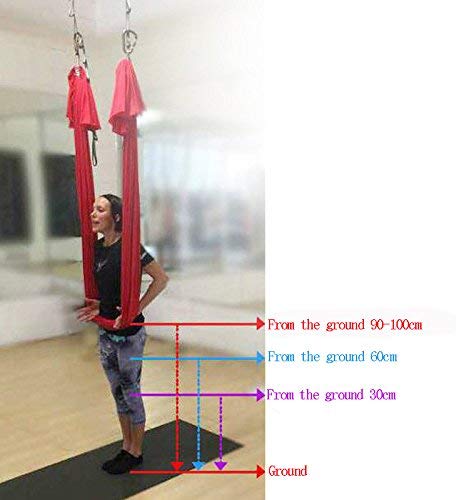 أرجوحة يوغا هوائية بطول 4/5/6/ - مراجعة Yoga Swing Aerial وسعره