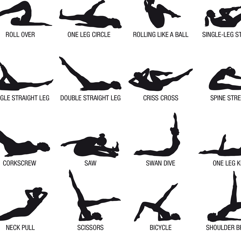 ملصق لوحة تدريبات البيلاتس بدو - مراجعة Yoga Fitness Workout وسعره