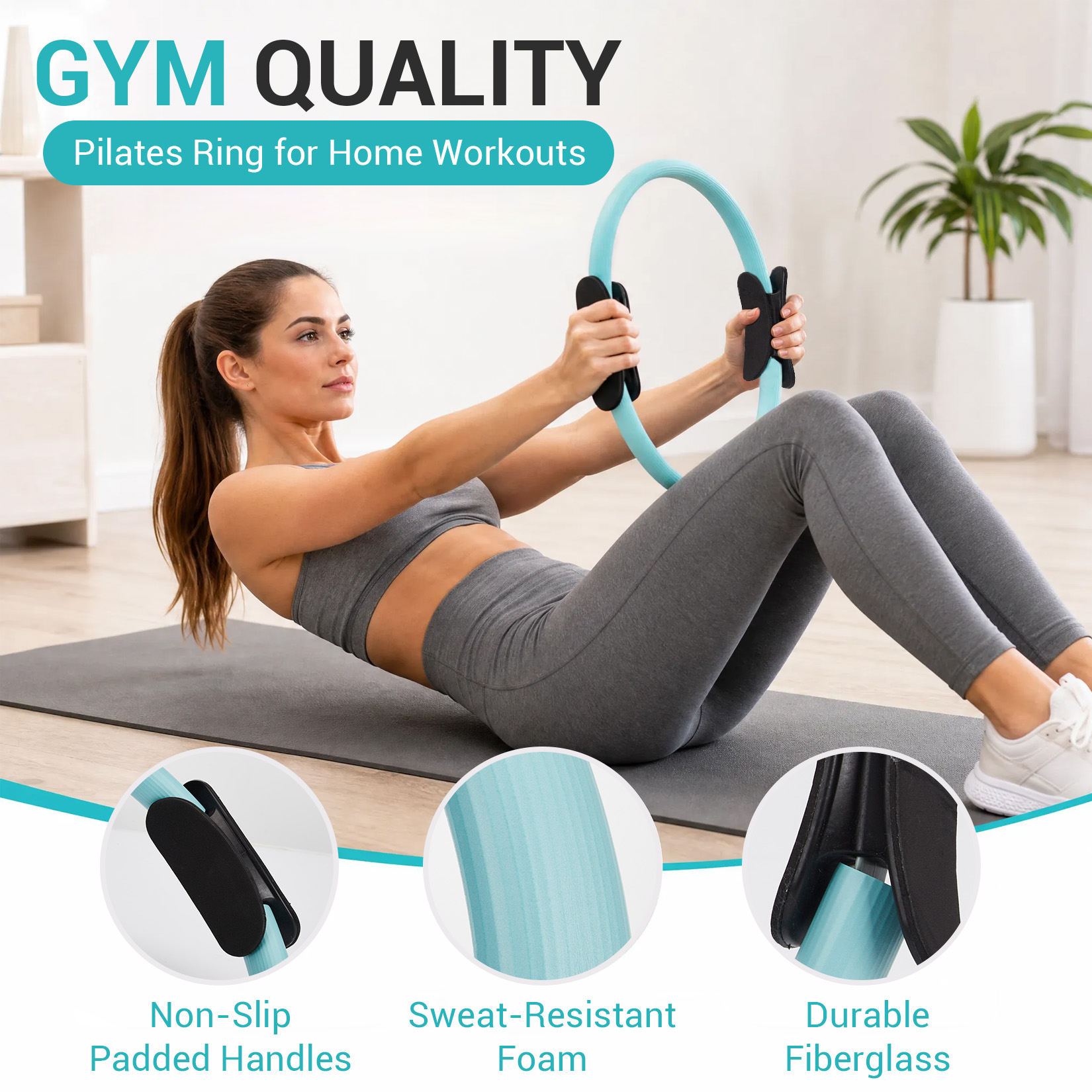 مجموعة تدريب البيلاتس، حلقة بي - مراجعة Yoga Fitness Ring وسعره