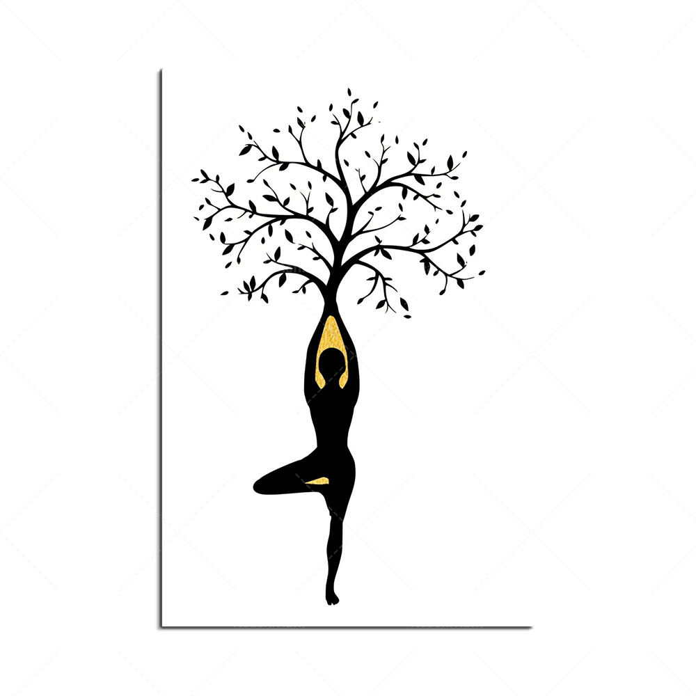 ملصق لوضعيات اليوغا، لوحة فنية - مراجعة Zen Yoga Fitness وسعره