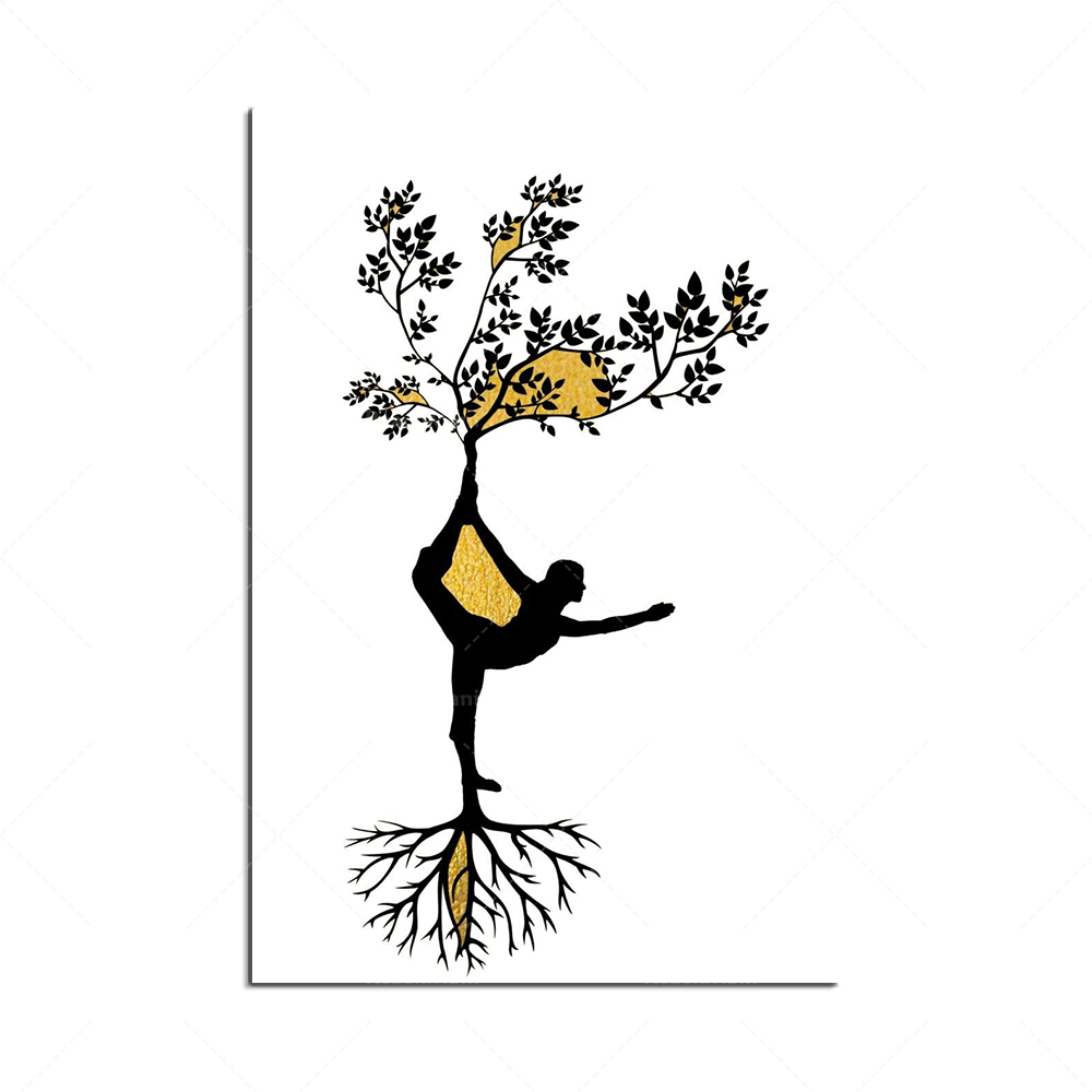 ملصق لوضعيات اليوغا، لوحة فنية - مراجعة Zen Yoga Fitness وسعره